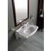 Lavabo sospeso con spalliera in ceramica bianca 90 cm - Arcade, Simas