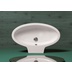 Lavabo sospeso e appoggio ovale stile contemporaneo 73 cm - LFT, Simas
