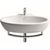 Lavabo sospeso e appoggio ovale stile contemporaneo 73 cm - LFT, Simas