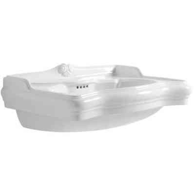 Lavabo sospeso o appoggio monoforo classico 60 cm - Jubileaum, Azzurra Ceramica