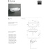 Lavabo sospeso standard in ceramica bianca 90 cm - E-Line, Simas 