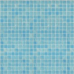Light blue glass mosaic, 1.5x1.5 cm tiles, with installation kit, OP 15.01 - Opera, Bisazza