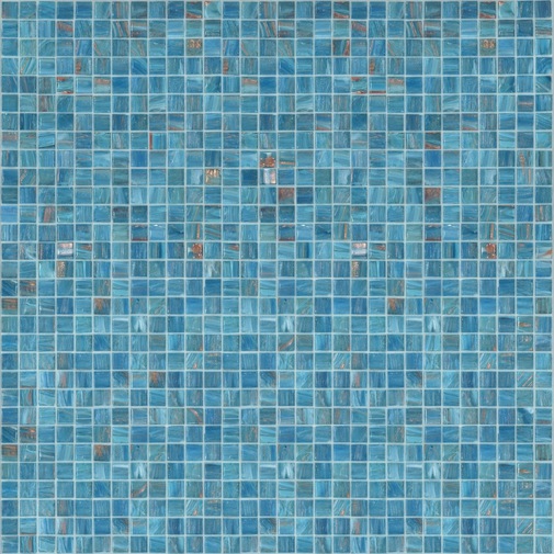 Light blue glass paste micromosaic 10.50 with installation kit - Gemme, Bisazza