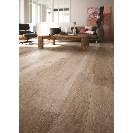 Light Brown Wood Effect Porcelain Tiles, 30x180 cm Baita - Cadore, Cotto d'Este