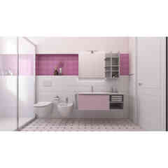 Lilac Diamond Tile 15x15 cm - Tonalite Diamante Series