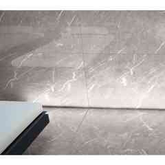 Marble effect porcelain stoneware tile 59x118, 10mm - Bardiglio Imperiale Marmoker, Casalgrande Padana