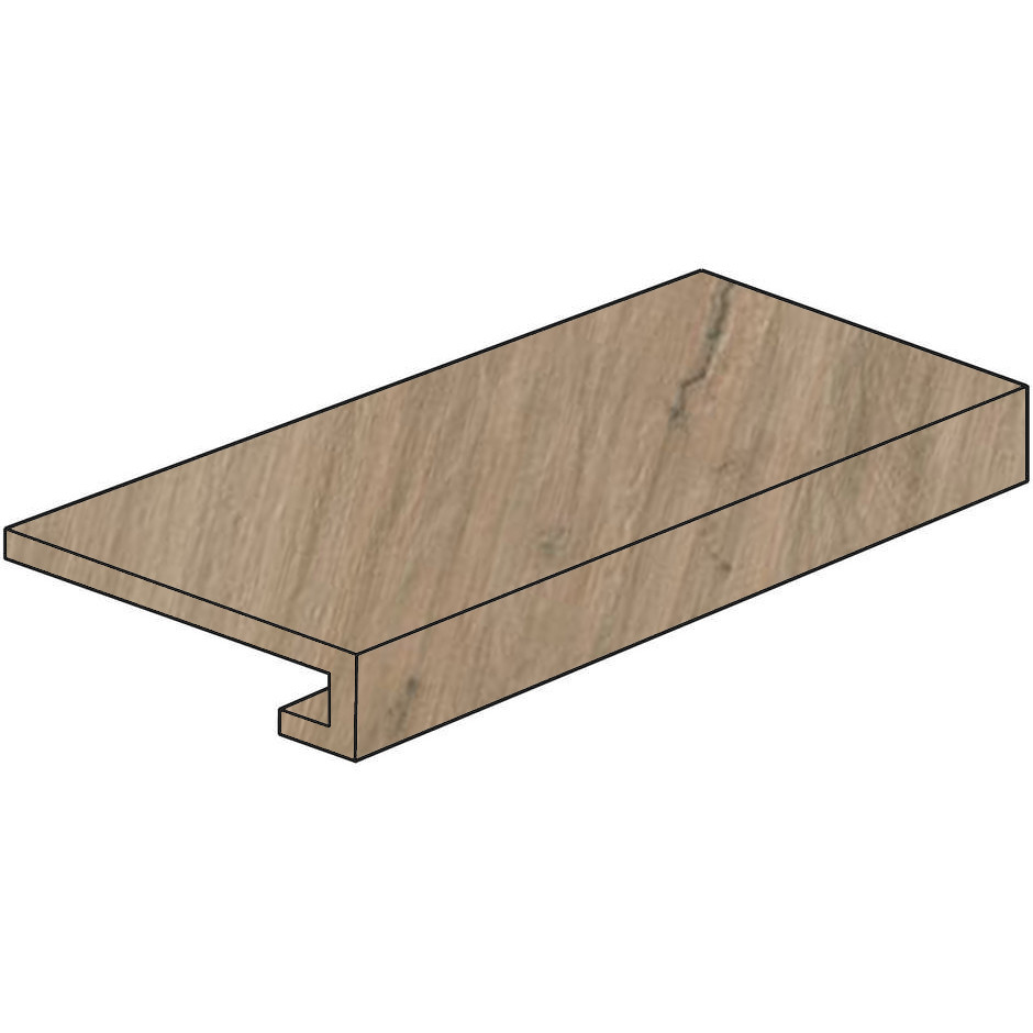 Marche en grès cérame effet bois Light Brown 33x120cm - Tavolato, Casalgrande Padana