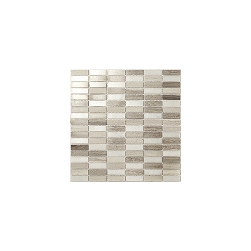 Marmor Wandmosaik, Grey Mix 29,8x30,5 cm - Liverpool Wooden, Boxer