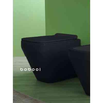 Matt anthracite rimless floor standing WC - Baden Baden, Simas