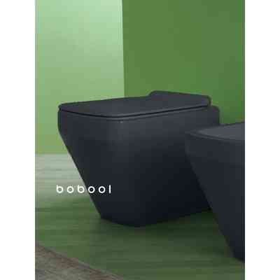 Matt cement flush-fitting rimless floor vase - Baden Baden, Simas