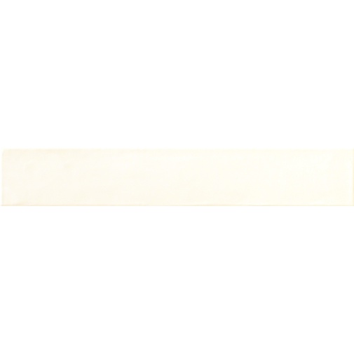 Matt ceramic tile, White 10x60 cm - Smooth, Dom Ceramiche