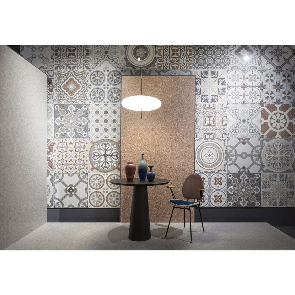 Matt decoration marble chips stoneware, Patchwork 60x60, Newdecò, Ceramica Sant'Agostino