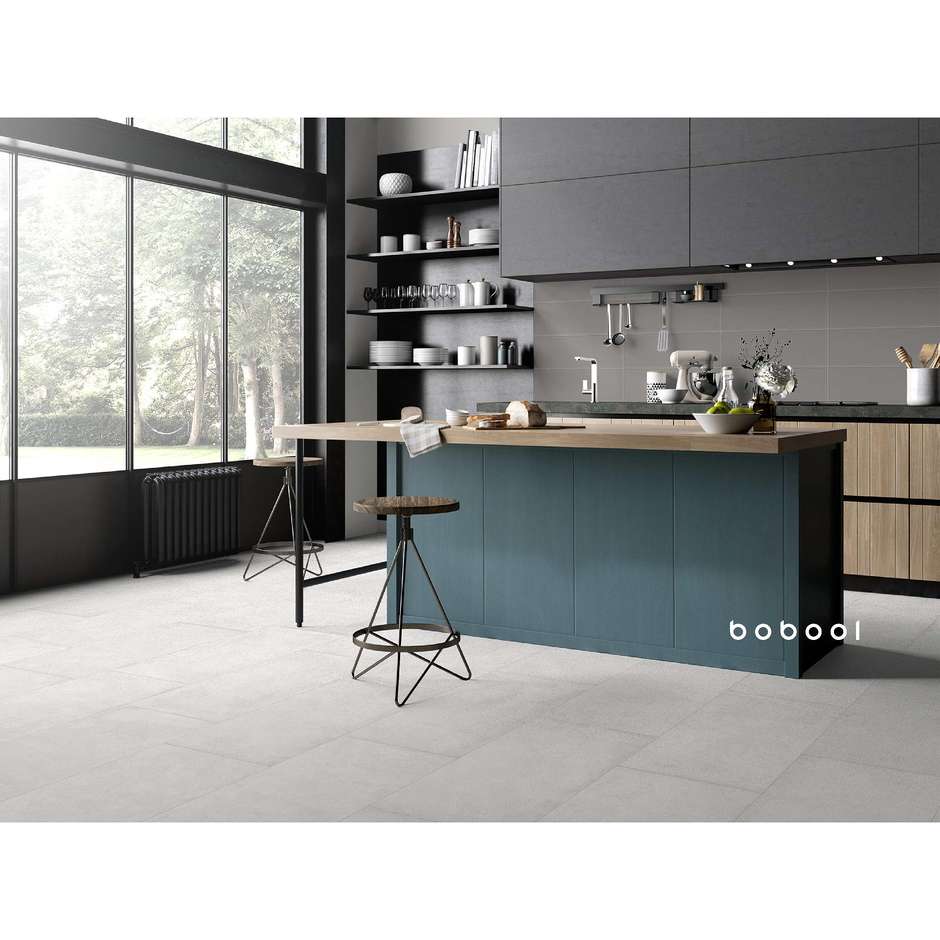 Matt wall tile, Grigio Tin, 20x60 cm - Smooth, Dom Ceramiche