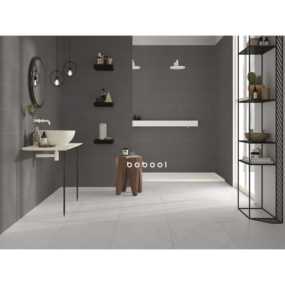 Matt wall tile, Smoke, 20x60 cm - Smooth, Dom Ceramiche