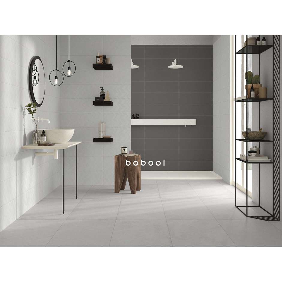 Matt wall tile, Smoke, 20x60 cm - Smooth, Dom Ceramiche