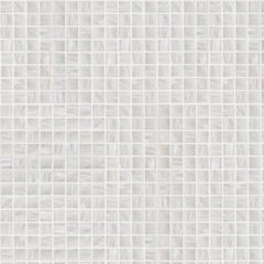 Matt white glass mosaic, 1.5x1.5 cm tiles, OP 15.10M - Opera, Bisazza