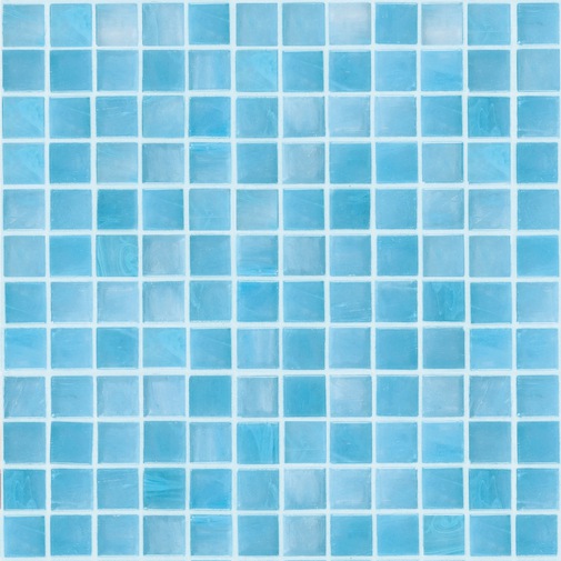 Mattblaues Glasmosaik, Fliesen 2,5x2,5 cm, OP 25.01M - Opera, Bisazza