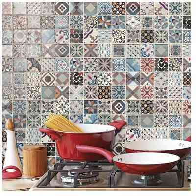 Mehrfarbiges Vintages Mosaik - Boxer