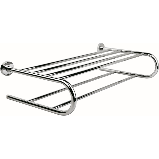 Mensola portasalviette a rastrelliera in ottone cromato, 54 cm -  Rack, Colombo Design