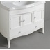 Meuble sur pied de style classique avec portes courbes pour lavabo blanc AR874 - Arcade, Simas