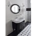 Meuble vasque style rétro LA11 noir brillant - Lante, Simas