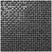 Micro Mosaico di vetro per rivestimento e pavimento colore nero, Black 29,8x29,8 cm - Micro Glass, Boxer