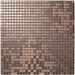 Micro Mosaico in Bronze aluminum, for wall tiles 30,4x30,4 cm - Alubond/10, Boxer
