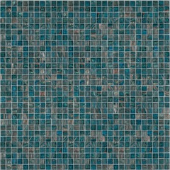 Micromosaico di vetro verde 10.49 con kit installazione - Gemme, Bisazza