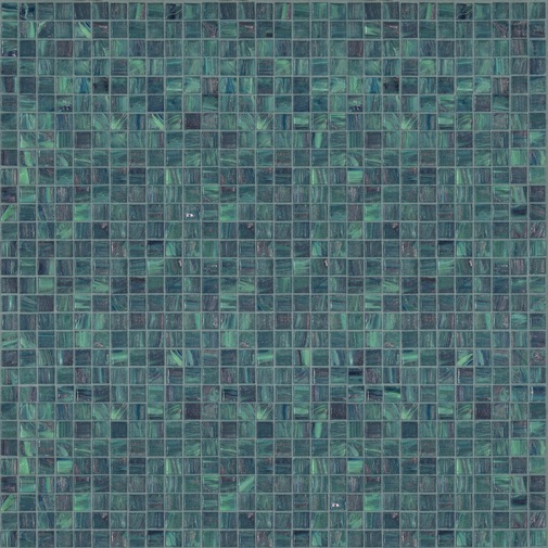 Micromosaico in pasta di vetro azzurro 10.54 con kit installazione - Gemme, Bisazza