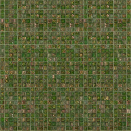 Micromosaico in pasta di vetro verde 10.80 - Gemme, Bisazza