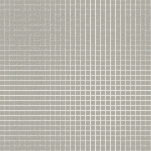 Micromosaico vetroso grigio 10.32, con kit installazione - Vetricolor 10, Bisazza