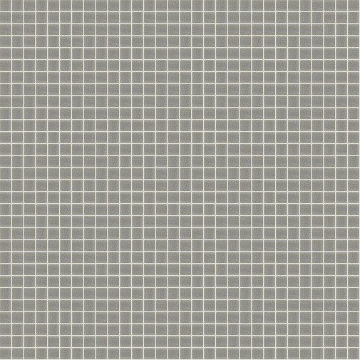 Micromosaico vetroso grigio 10.56, con kit installazione - Vetricolor 10, Bisazza