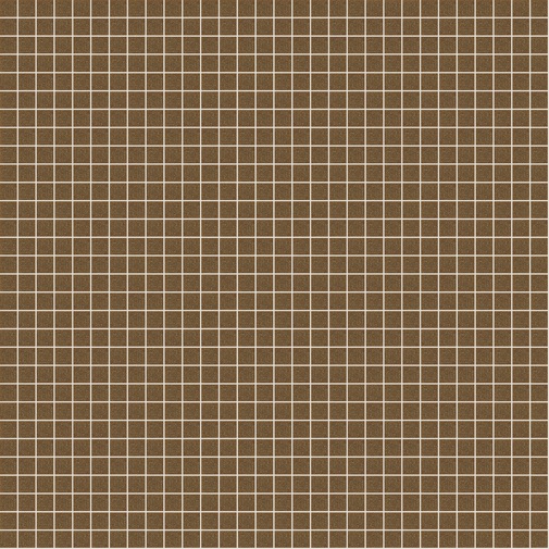 Micromosaïque vitrifiée marron 10.97 avec kit de pose - Vetricolor 10 Bisazza