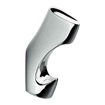 Minimal chrome wall coat hanger - Land, Colombo Design