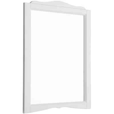 Miroir de salle de bain néoclassique blanc 83x116 cm - Arcade, Simas