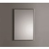 Miroir rectangulaire de style moderne avec cadre en métal chromé 90x60 cm - Frozen, Simas