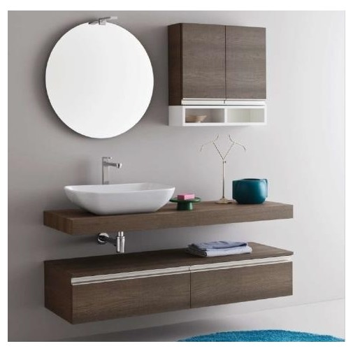 Miroir rond avec spot led 85 cm - Circle, Arbi Arredobagno