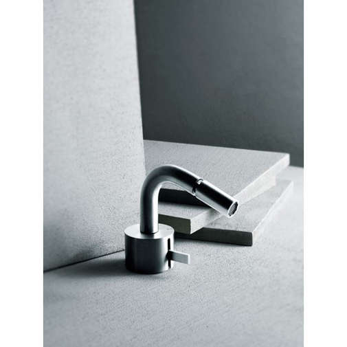 Miscelatore Bidet monoforo senza scarico, acciaio spazzolato - Aboutwater, Fantini