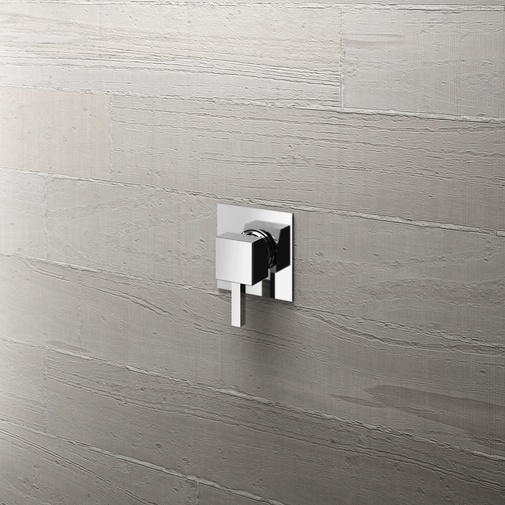 Miscelatore doccia completo di parte esterna e parte interna cromato design moderno - Hito Quarantuno, Geda