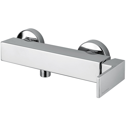 Miscelatore doccia esterno cromato, stile moderno, squadrato - Tetris, Rubinetteria Bugnatese