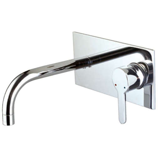 Miscelatore lavabo a muro Fusion Jaquar cromato