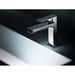 Miscelatore lavabo standard cromato stile moderno altezza 14.5 cm - Teo, Geda