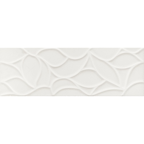 Mit floralem Glitzer verzierte Wandfliese, 33,3 x 100 cm - Comfort G, Dom Ceramiche