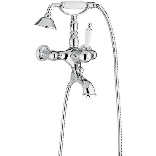 Mitigeur bain extérieur avec inverseur, bec et douchette Oxford 6300 Bugnatese