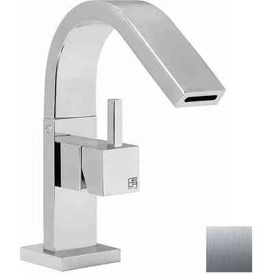 Mitigeur de bidet minimal en nickel brossé sans vidage - Hito Quarantuno, Geda