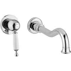 Mitigeur de lavabo mural à encastrer avec bec de 19 cm Oxford 6345 Bugnatese