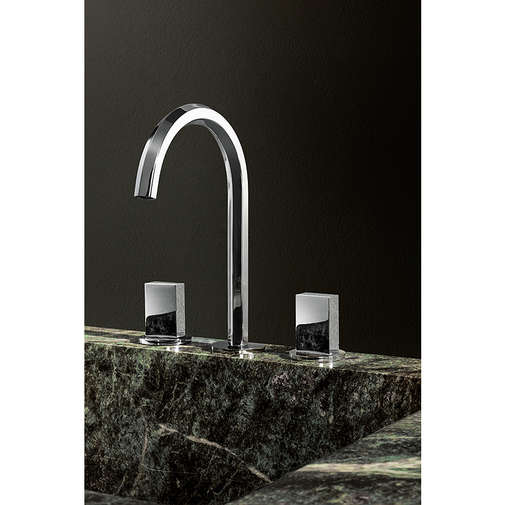 Mitigeur lavabo 3 trous avec vidage à pression chromé - Venice, Fantini