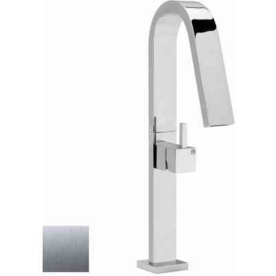 Mitigeur lavabo haut sans bonde nickel brossé h41,4 cm - Hito Quarantuno, Geda