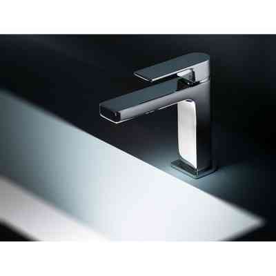 Mitigeur lavabo standard chromé style moderne hauteur 14,5 cm - Teo, Geda