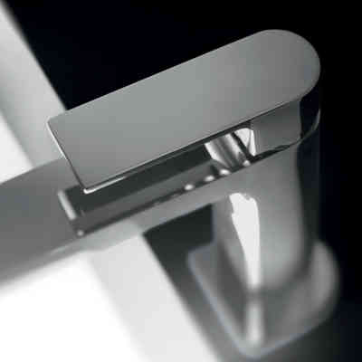 Mitigeur lavabo standard sans bonde chromée h14,5cm - Teo, Geda